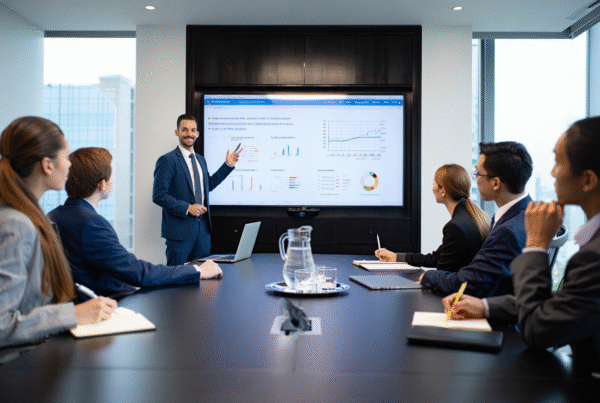 entrepreneur pitching his start-up to accelerators and VC firms